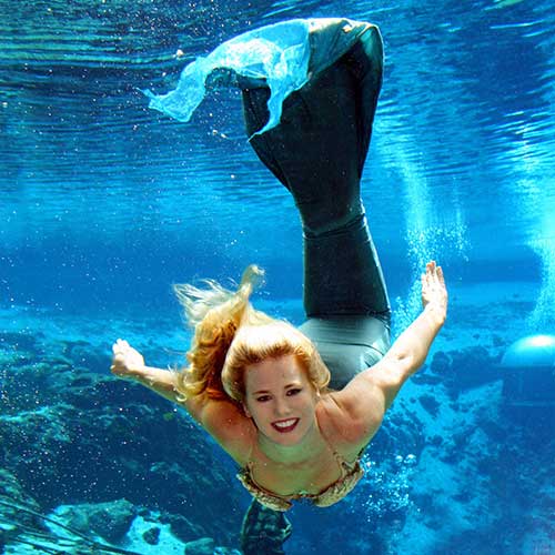 Weeki Wachee Springs State Park mermaid. 